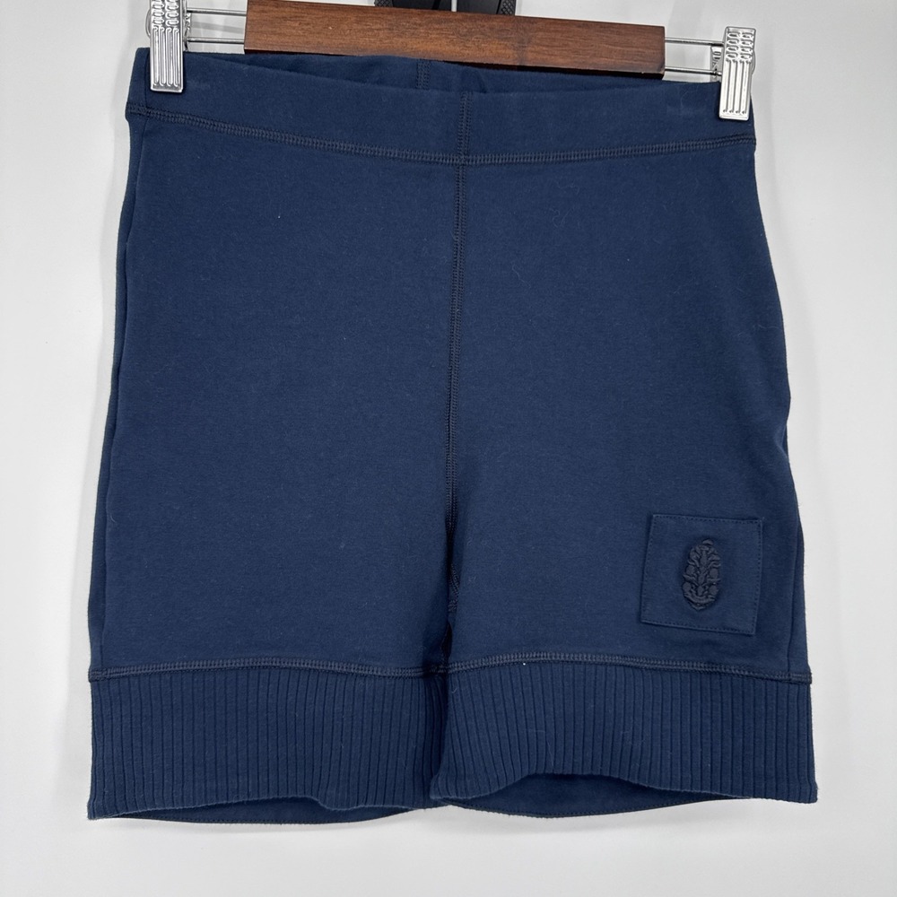 Free People Movement FP Victory Shorts Navy Biker Shorts Ribbed Activewear Small